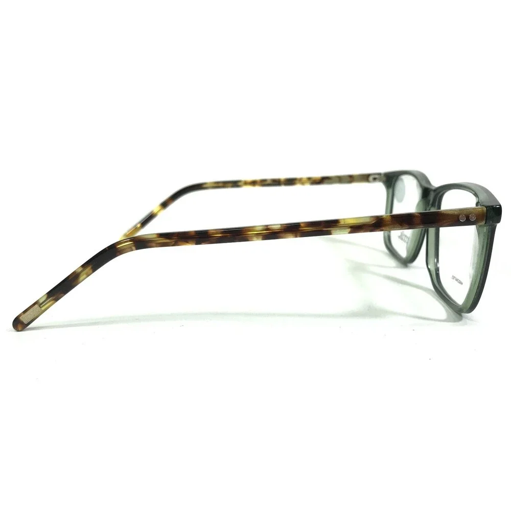 Iconik Eyeglasses Frames Jake C02 Green Tortoise Square Horn Rim 54-17-145